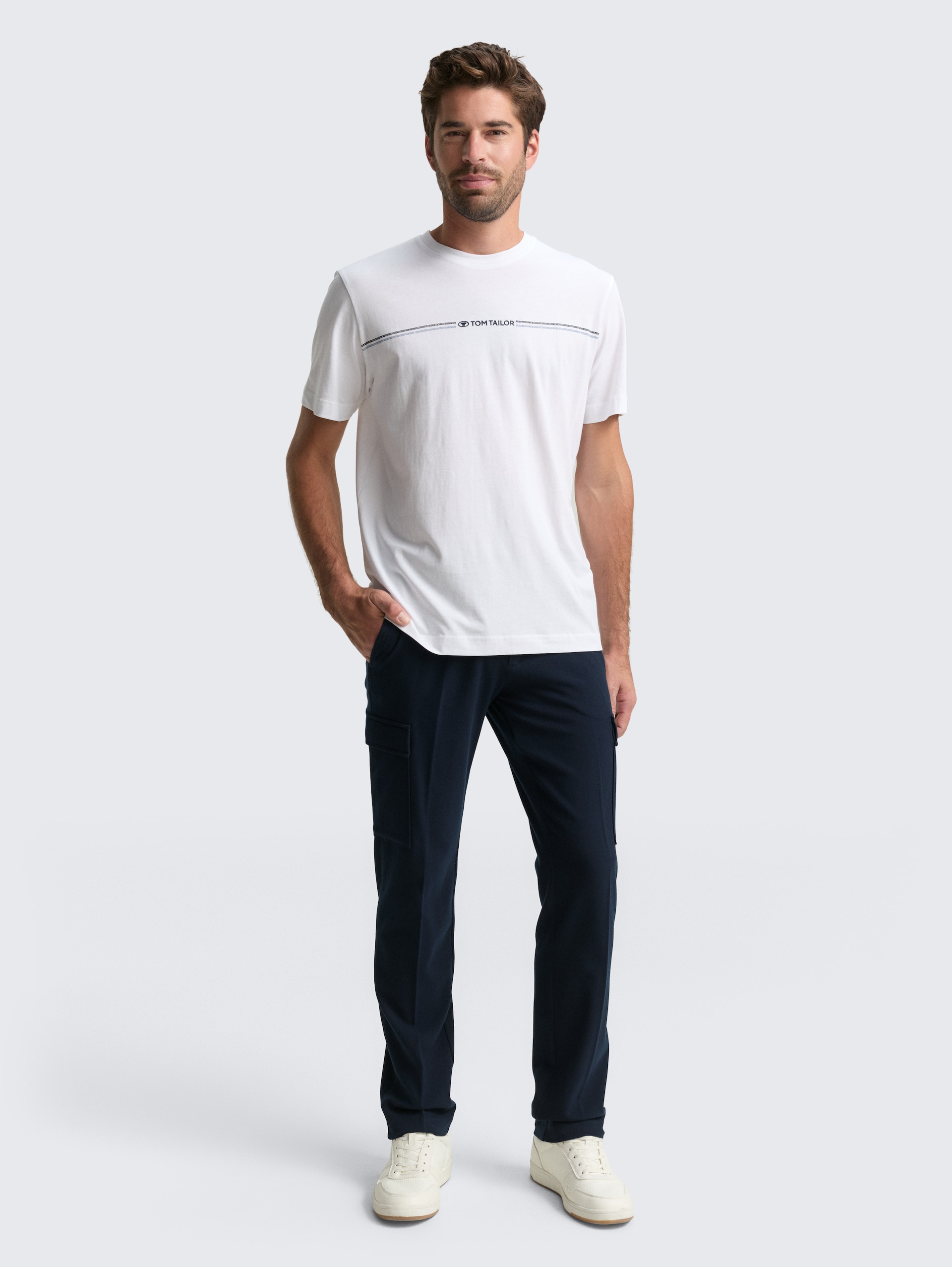 TTTAPERED Cargo Hose - sky captain blue - Model-Vorderansicht