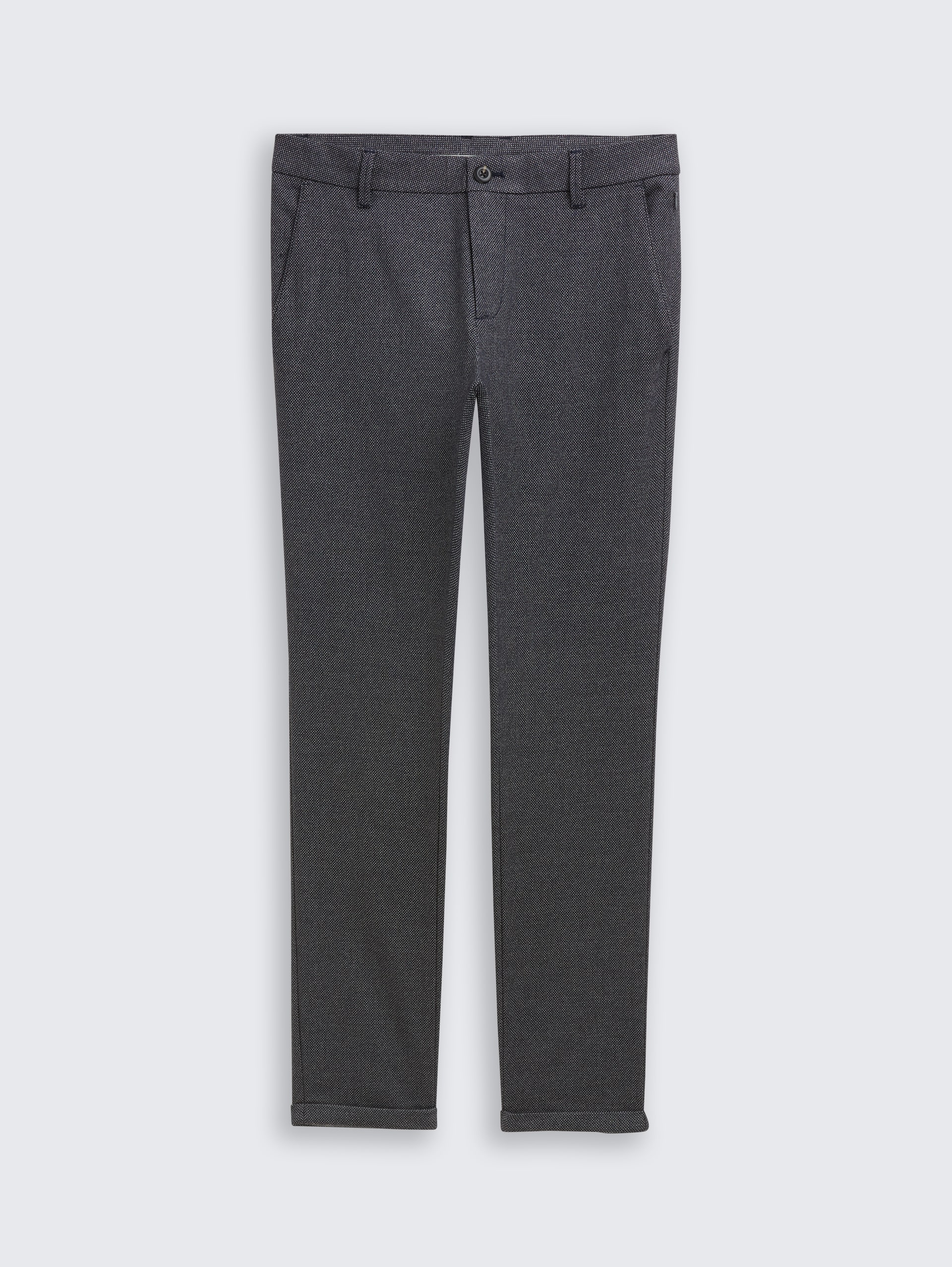 TTRAVIS SLIM chino broek - navy structured grindle - Product vooraanzicht