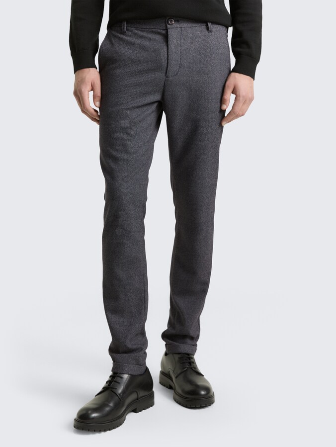 TTRAVIS SLIM Chino Hose von Men, navy structured grindle