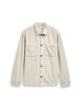 Ausgewählt, Overshirt aus Cord von Tom Tailor, weiß