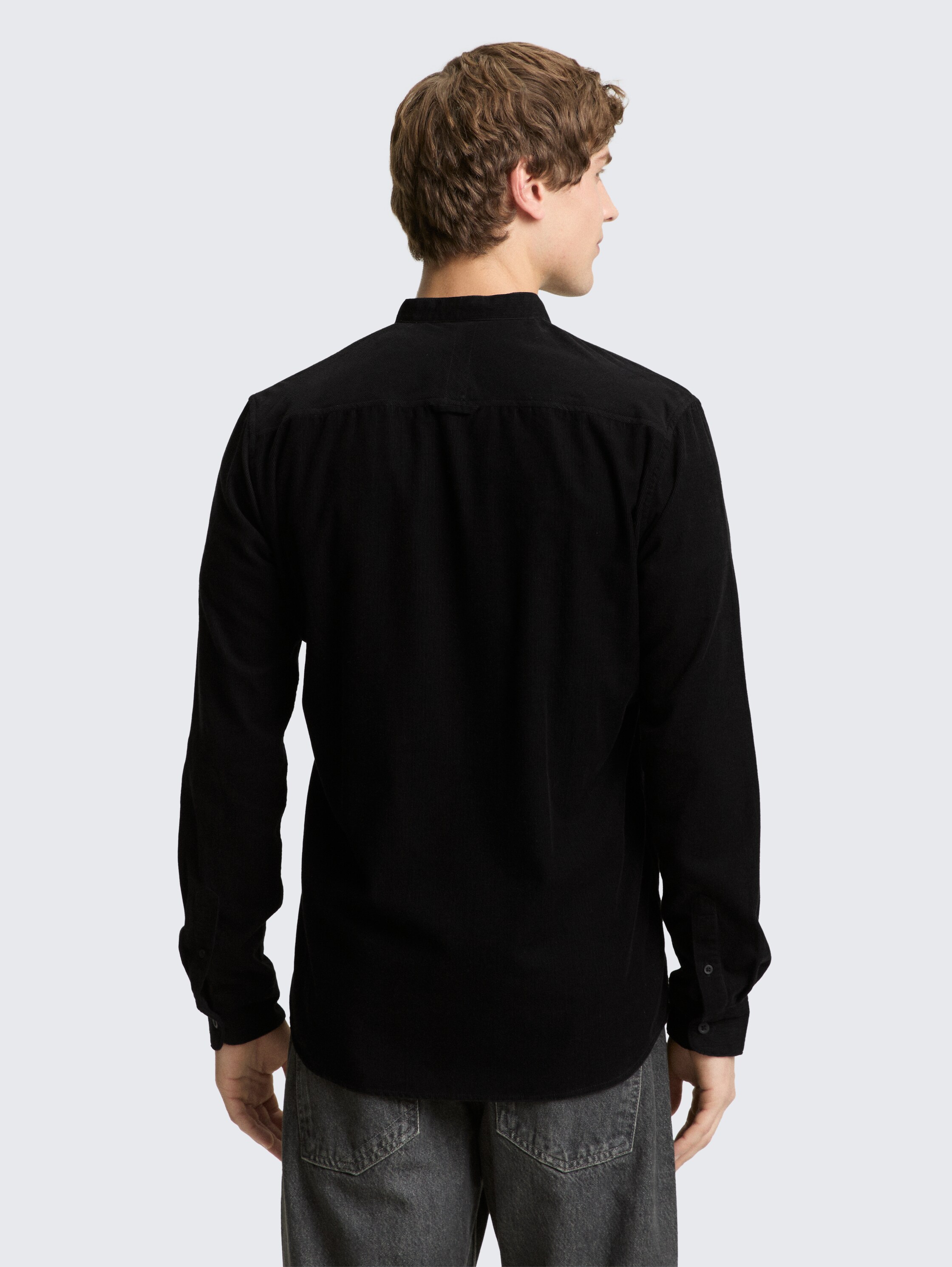 Basic Fit Cordhemd - black - 