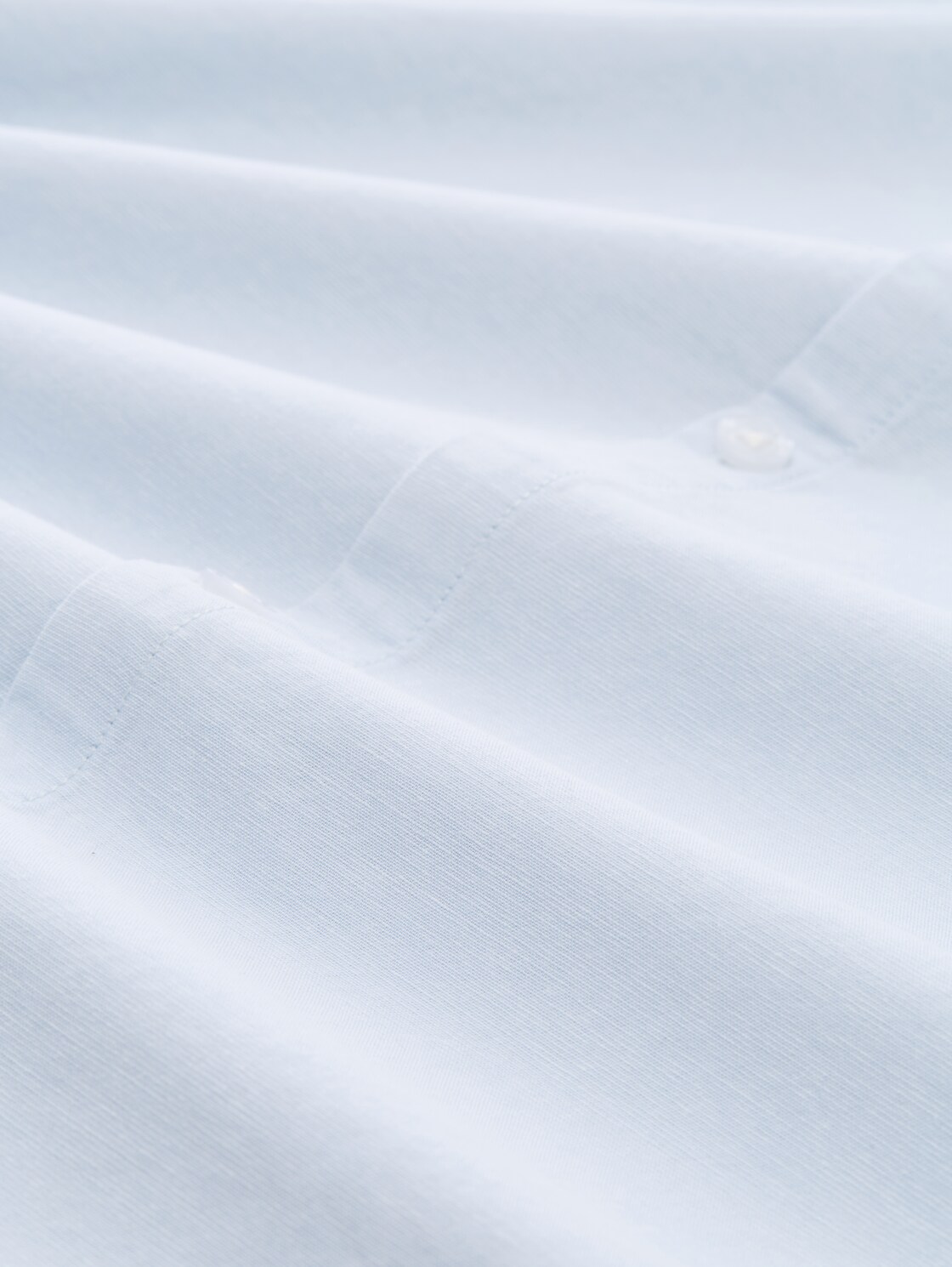 Basic Fit Hemd aus Baumwolle - light blue white chambray - Material-Ansicht