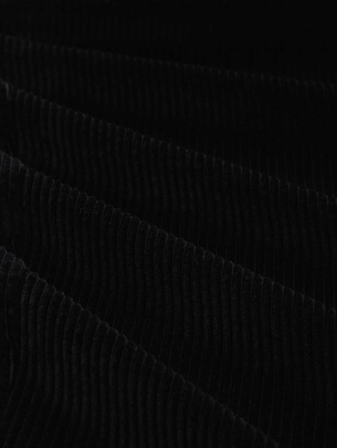 TTRELAXED Chino Hose aus Cord - Black - Material-Ansicht