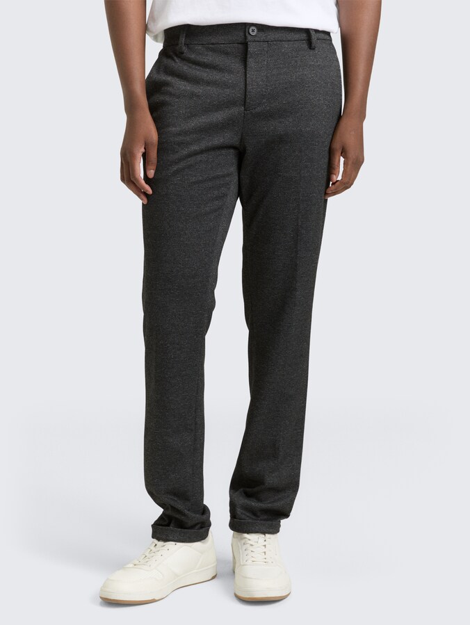 TTSLIM Chino Hose von Denim Male, black white grindel