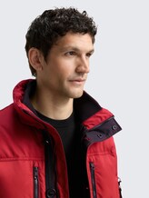 Veste tampon avec capuche amovible - Coach Red - Vue détaillée du modèle