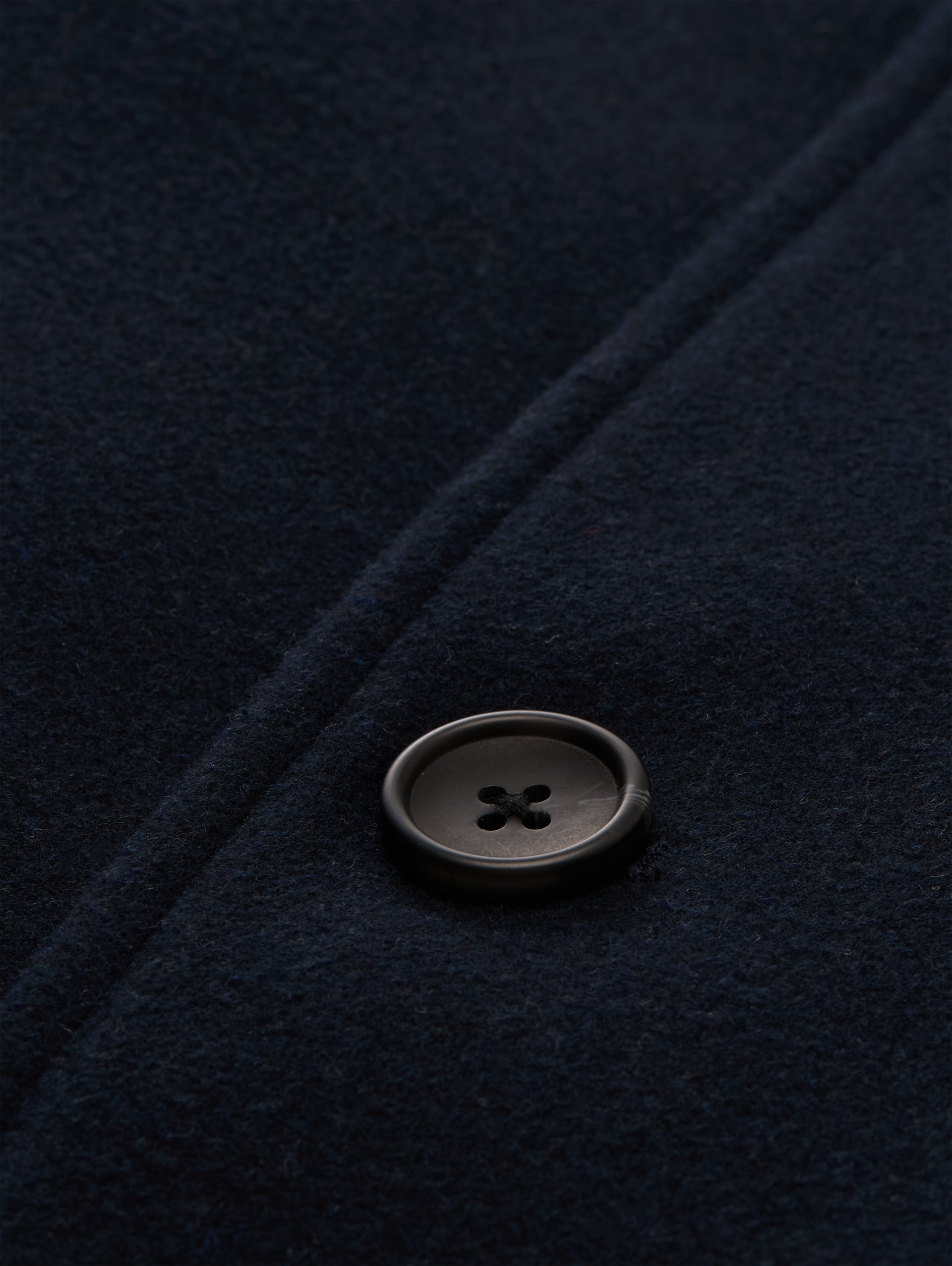 2-in-1 woollen coat with detachable inner jacket - sky captain blue - Product detail view