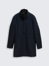 2-in-1 Wollmantel mit abnehmbarer Innenjacke - sky captain blue - Vorder-Produkt-Ansicht