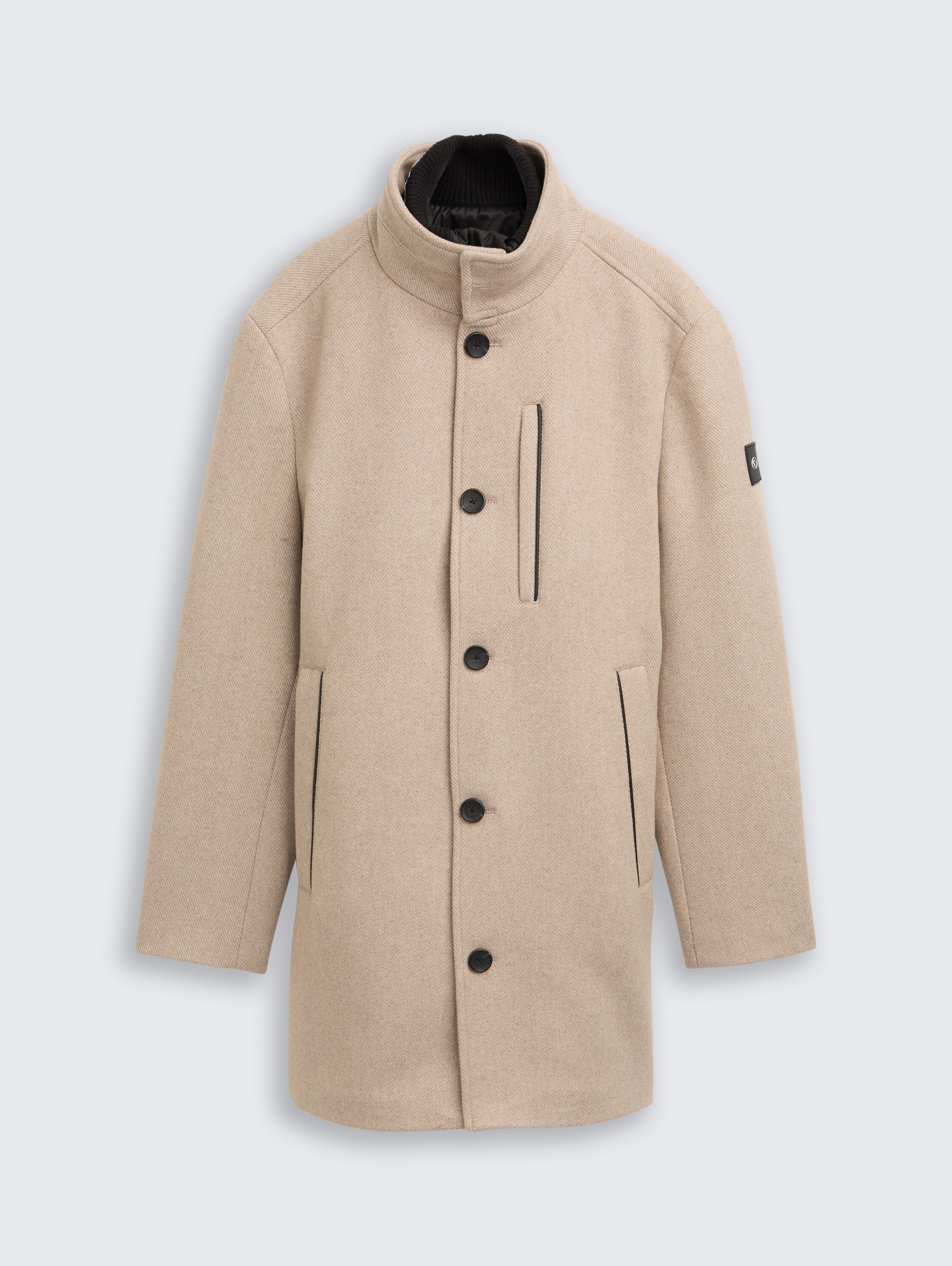 2-in-1 Wollmantel mit abnehmbarer Innenjacke - taupe_wool_twill - 