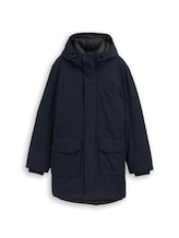 Not Selected, Parka with water-repellent function by , blue