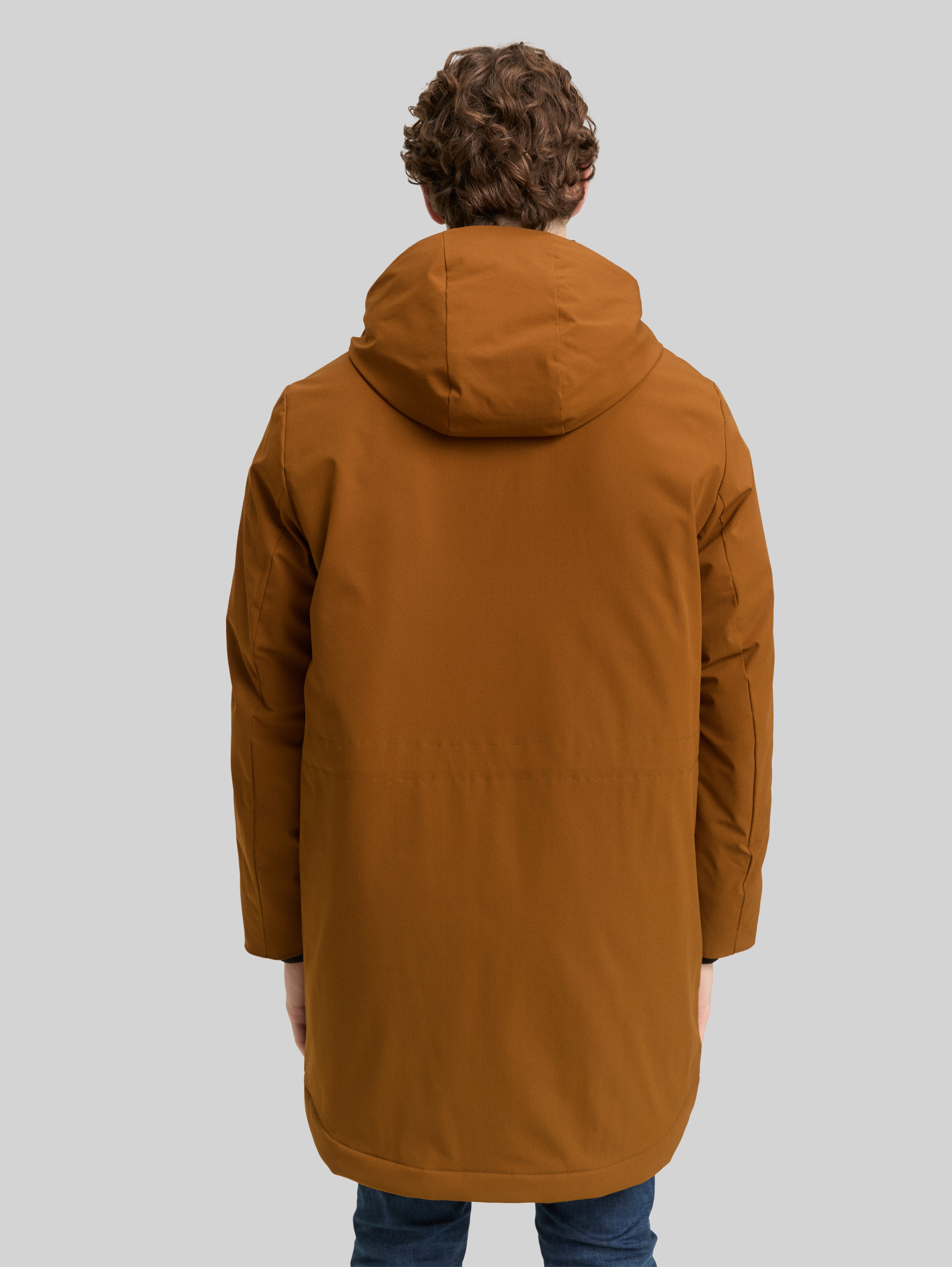 Parka with water-repellent function in brown by Tom Tailor