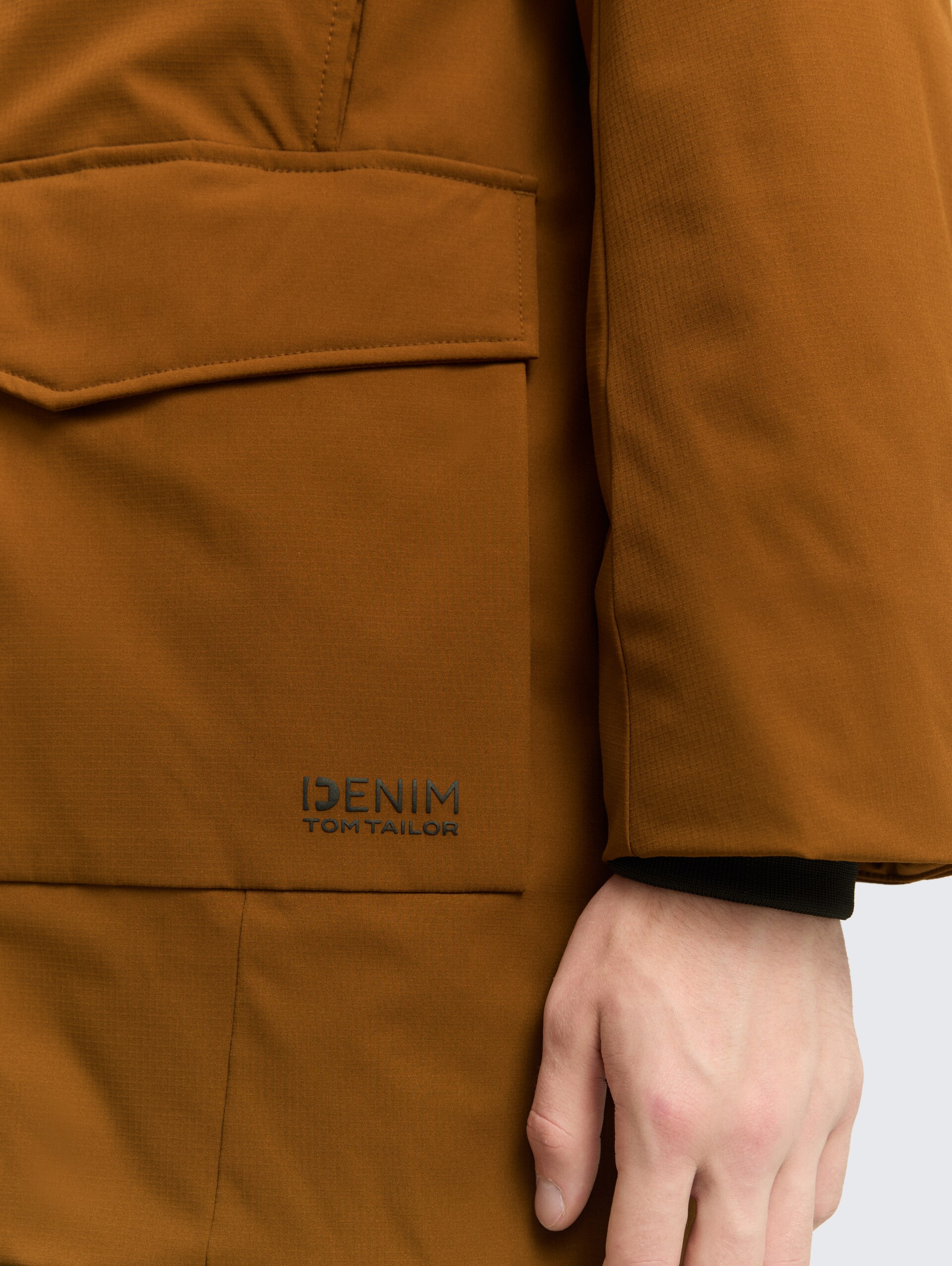 Parka mit wasserabweisender Funktion - equestrian brown - Detail-Model-Ansicht