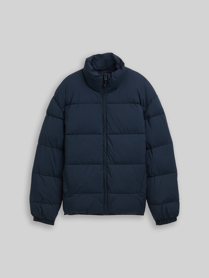 Lightweight Pufferjacke mit Stehkragen von Denim Male, sky captain blue
