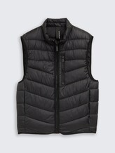 lightweight Gilet matelassé avec col montant - Black - Vue de face du produit