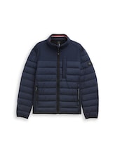 Ausgewählt, Hybrid Steppweste mit Stehkragen von Tom Tailor, blau