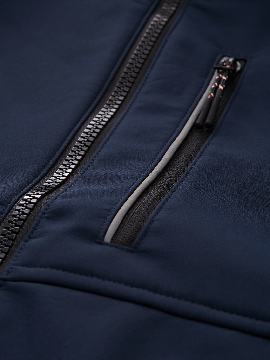 Softshell Jacke mit Kapuze - sky captain blue - Produkt-Detail-Ansicht