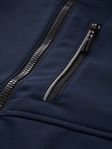 Softshell Jacke mit Kapuze - sky captain blue - Produkt-Detail-Ansicht