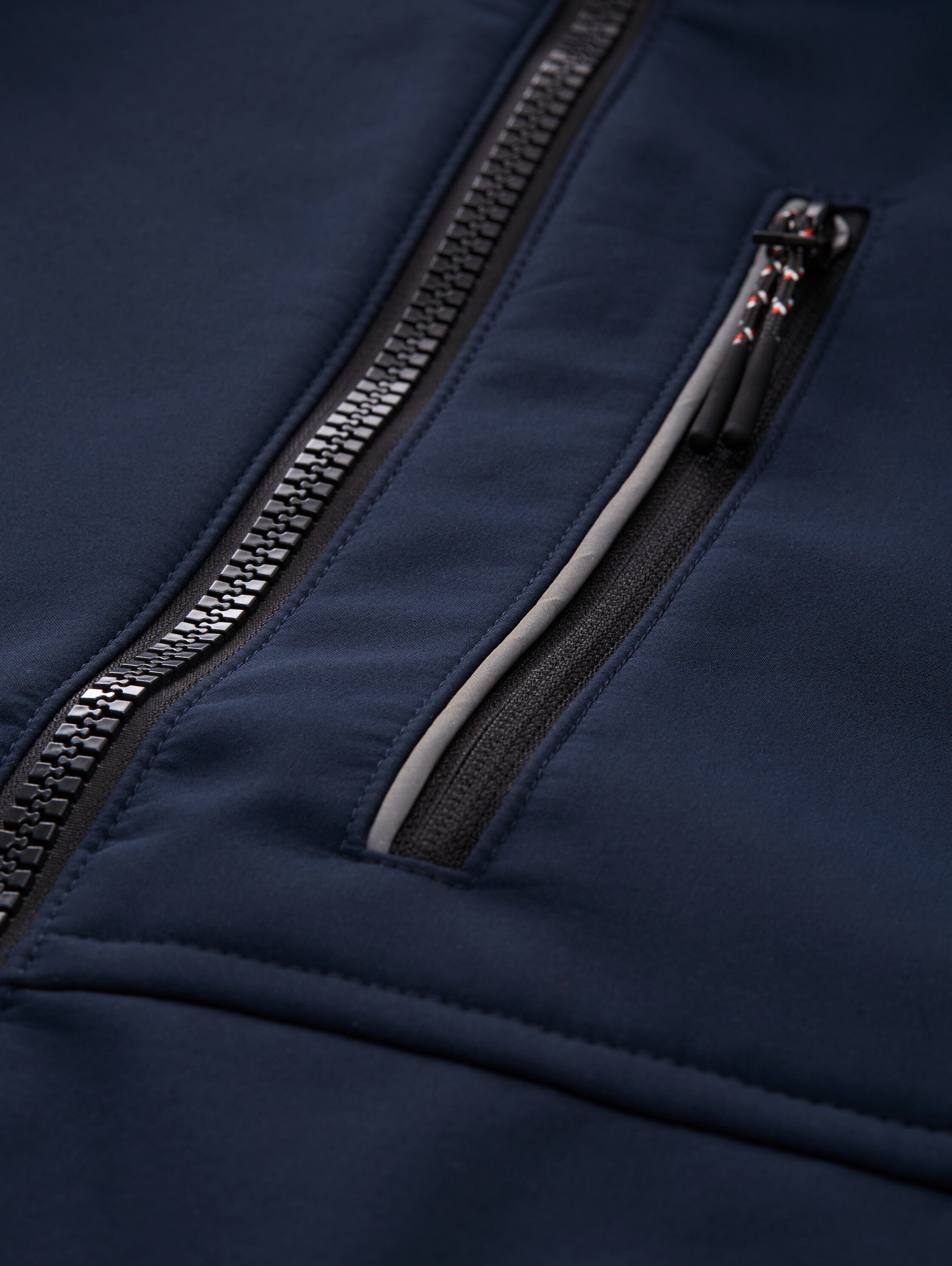 Softshell Jacke mit Kapuze - sky captain blue - Produkt-Detail-Ansicht