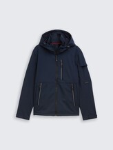 Softshell Jacke mit Kapuze - sky captain blue - Vorder-Produkt-Ansicht
