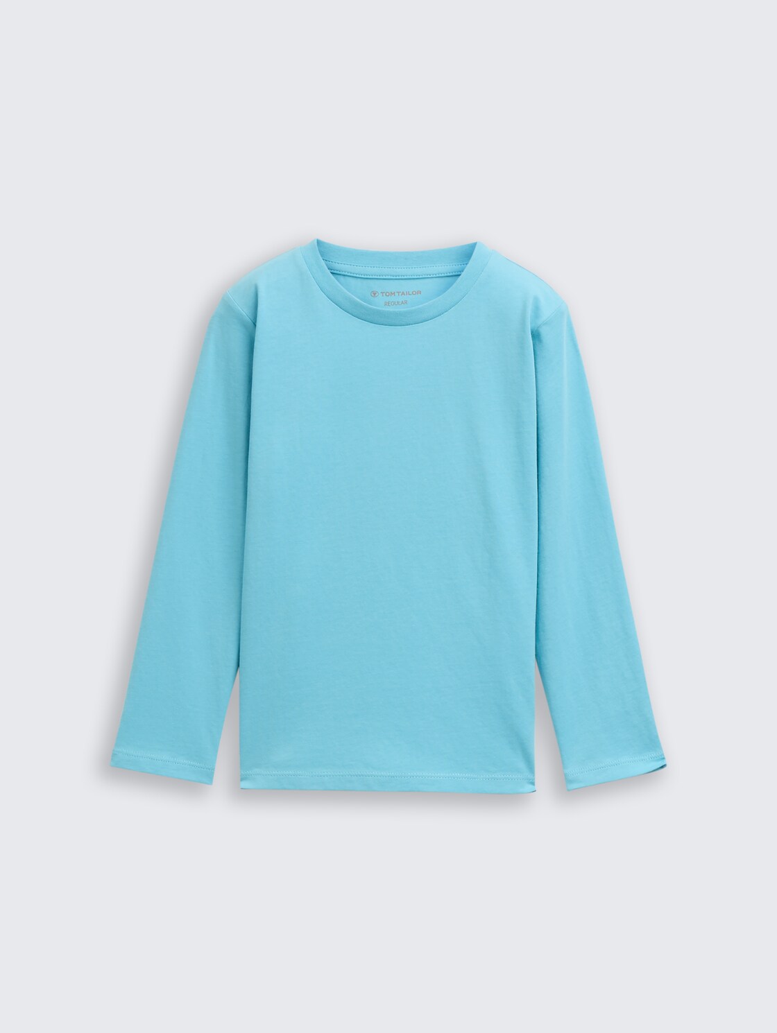 Langarmshirt mit Rückenprint - elixir blue - Vorder-Produkt-Ansicht