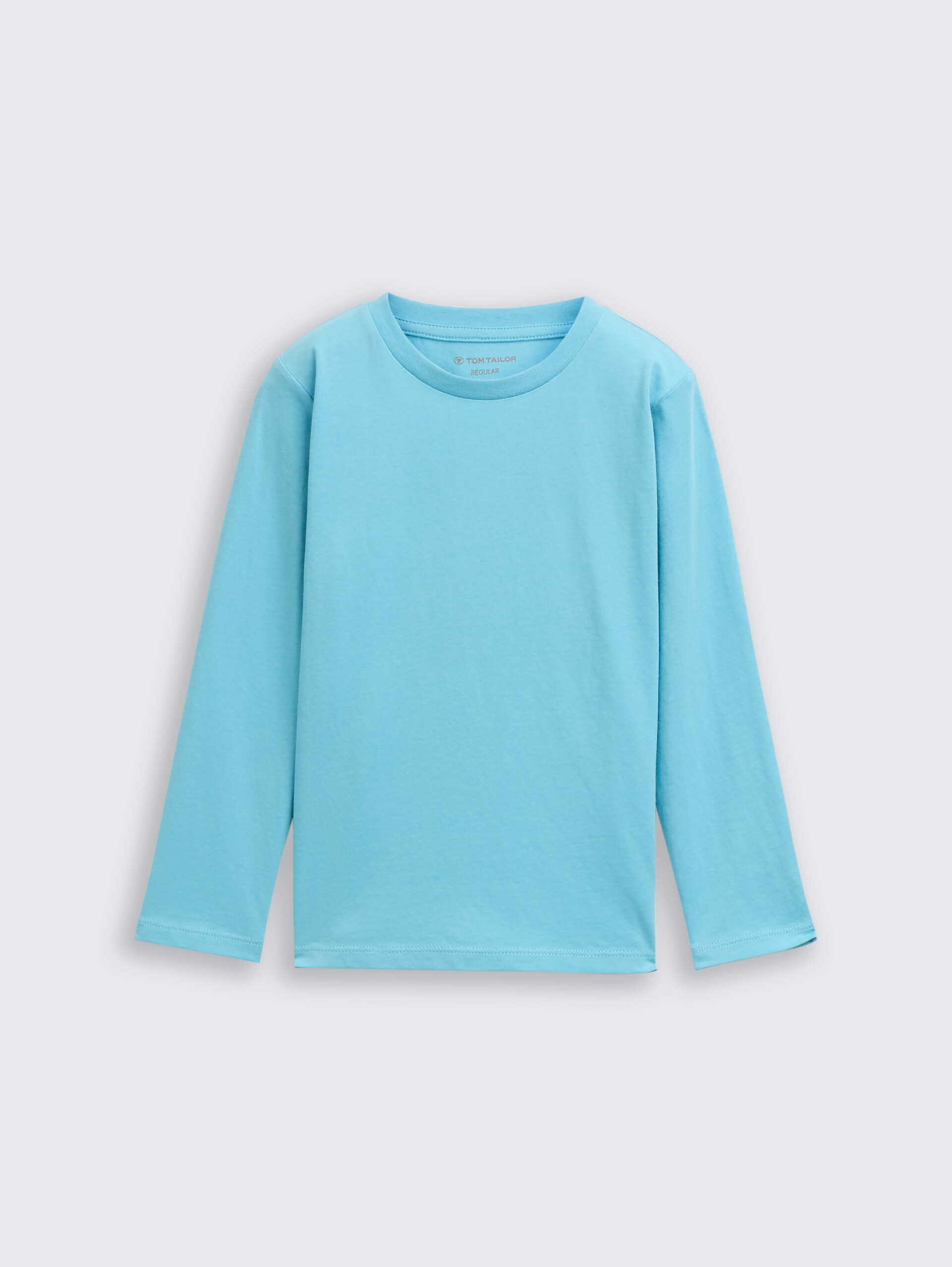 Langarmshirt mit Rückenprint - elixir blue - Vorder-Produkt-Ansicht