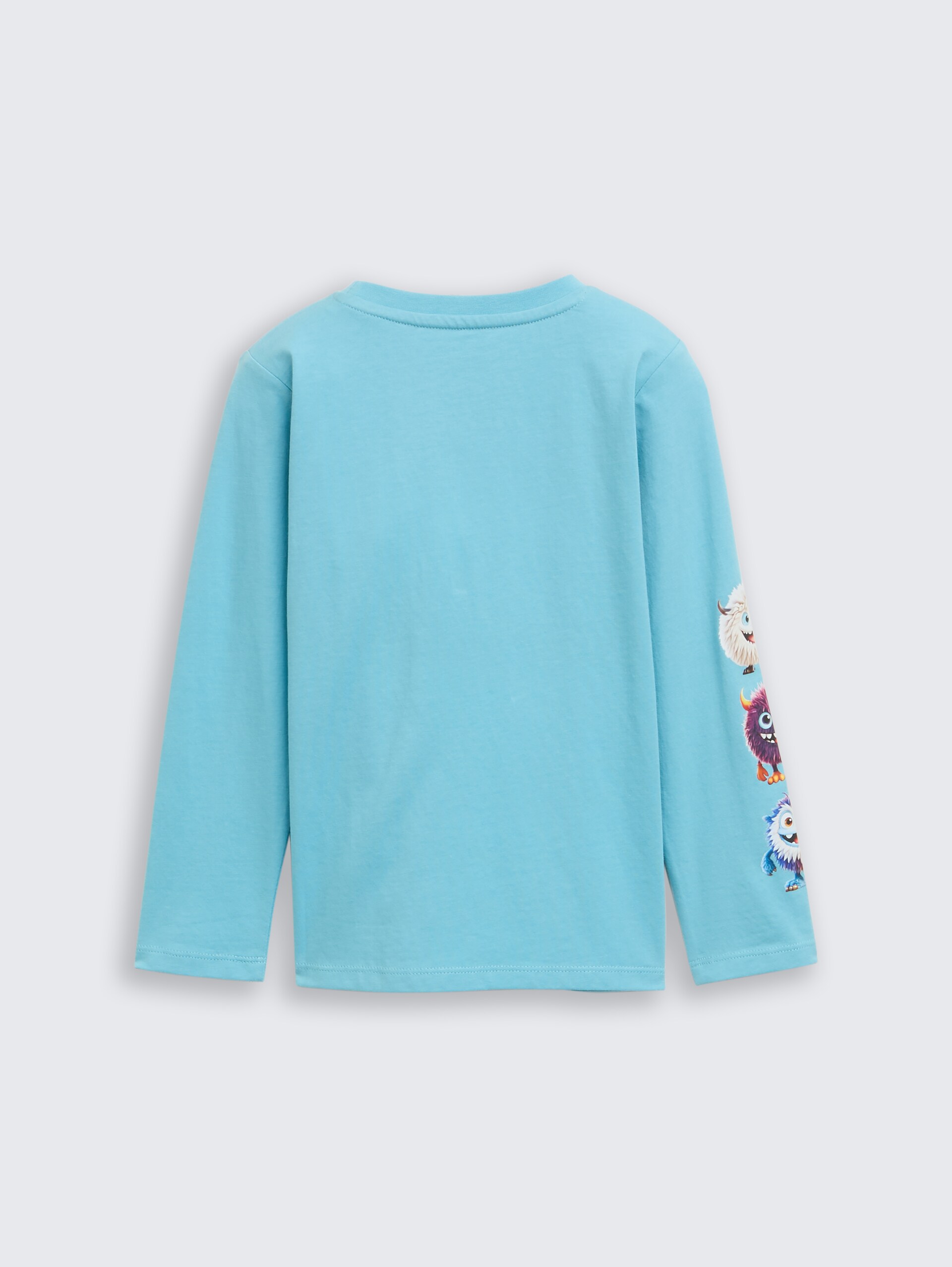 T-shirt met lange mouwen en bedrukt motief - elixir blue
