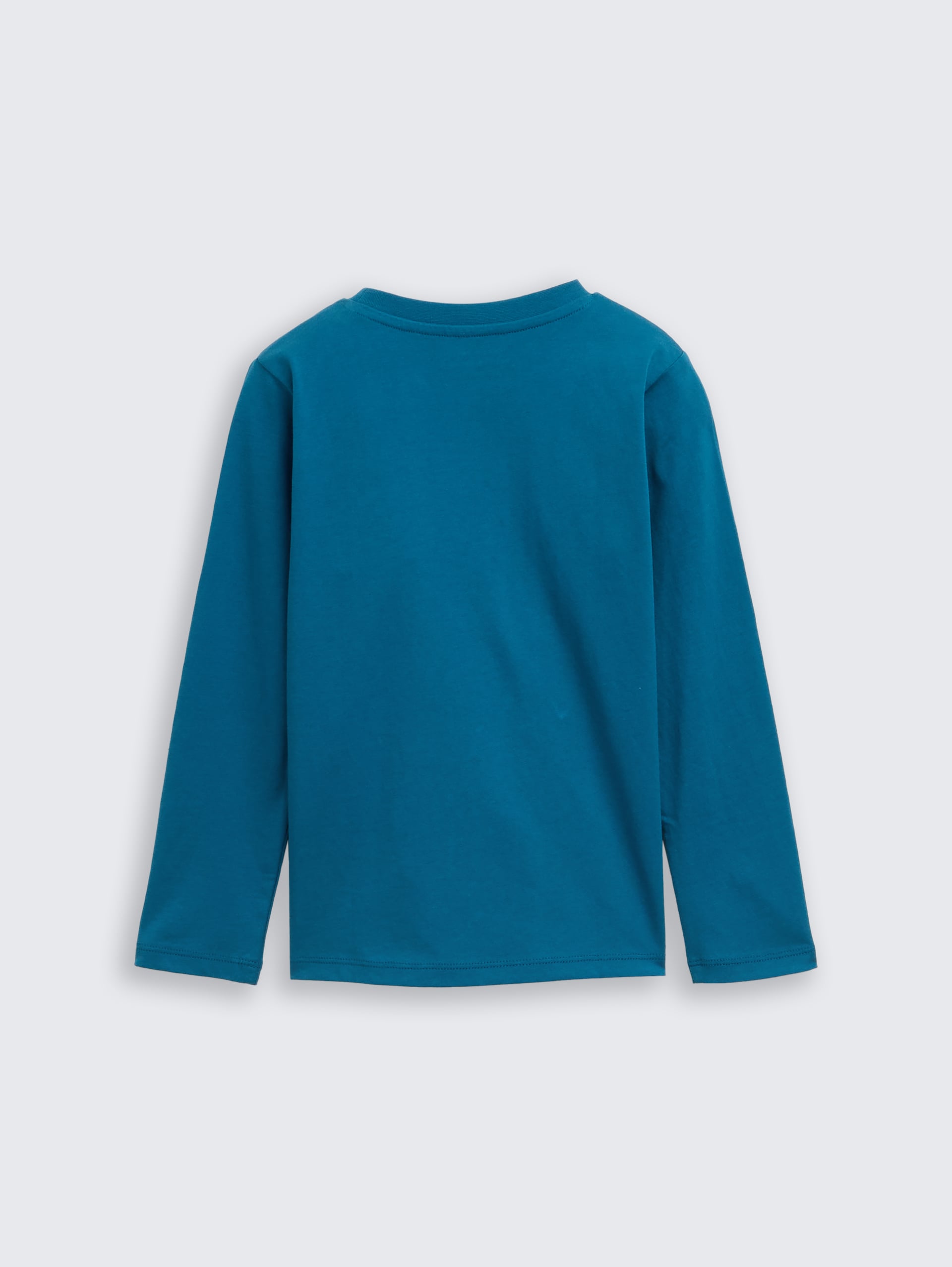 T-shirt met lange mouwen en bedrukt motief - Dark Tile Green
