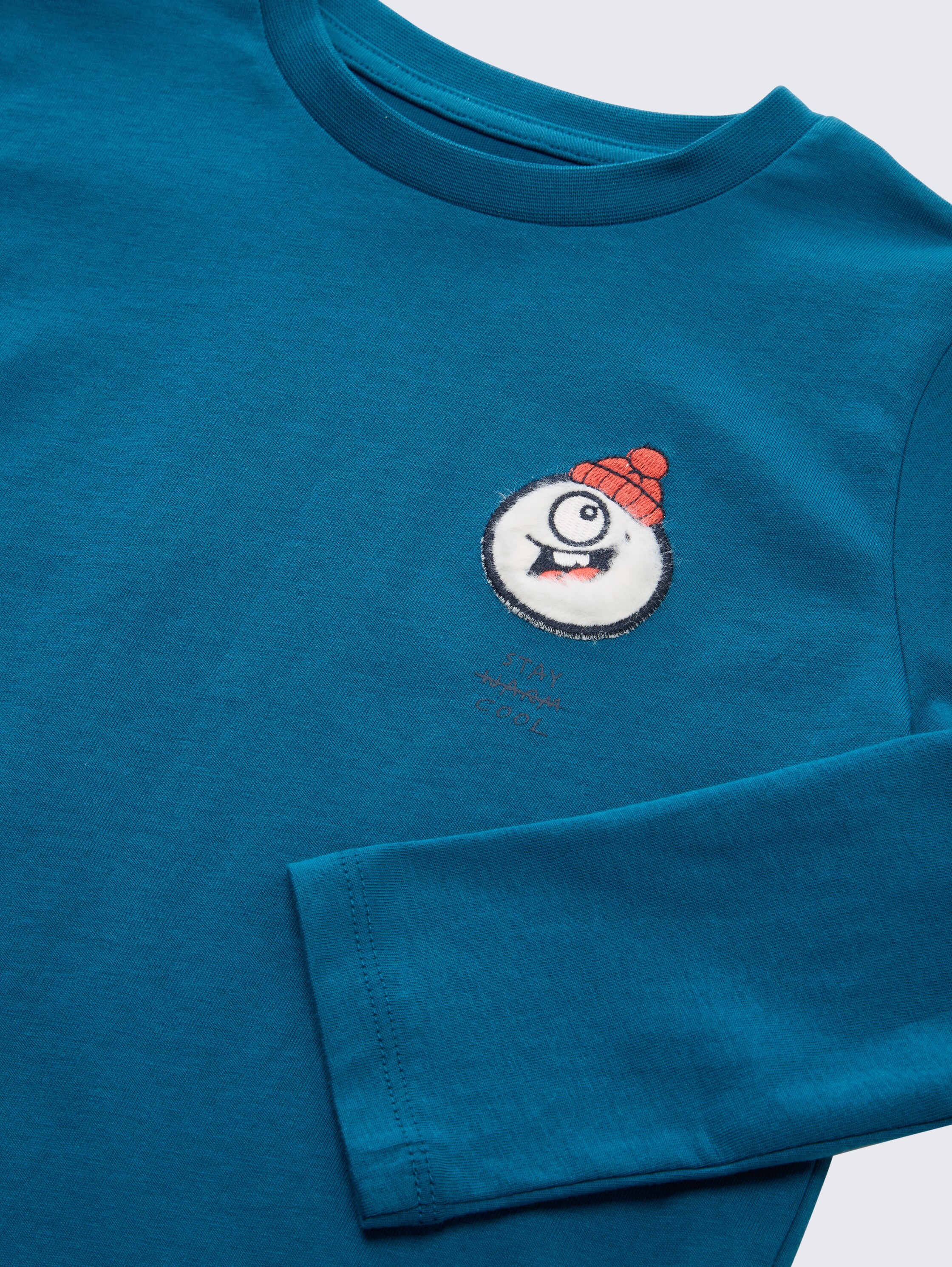 Shirt met lange mouwen en print - dark_tile_green - 