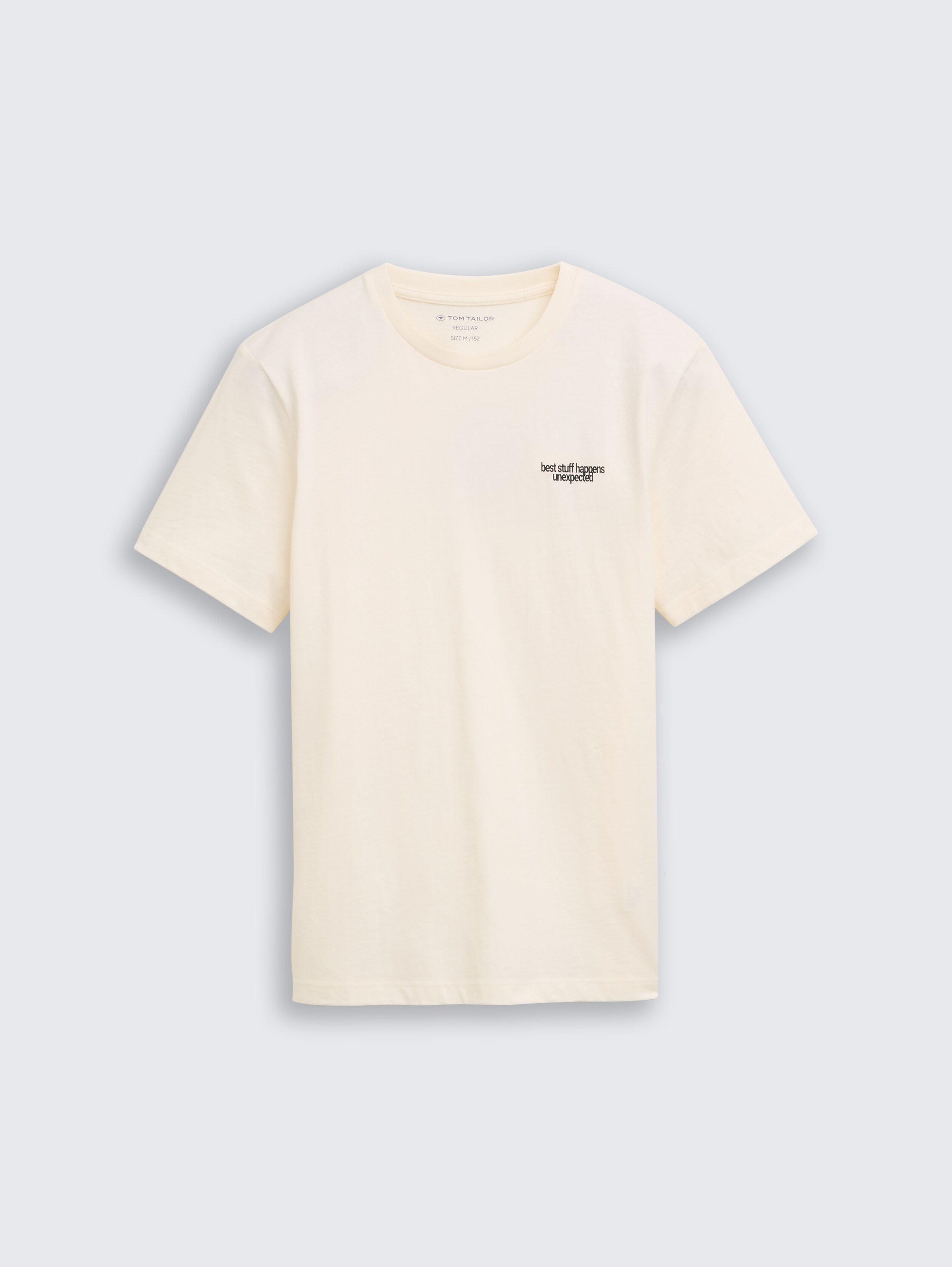 T-shirt met rugprint - wool_white - 