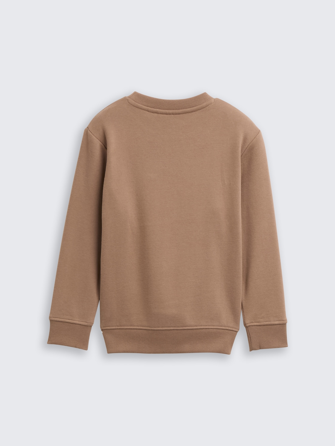 Basic Sweatshirt mit Print - taupe grey