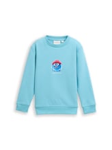 Nicht ausgewählt, Basic Sweatshirt mit Print von , blau