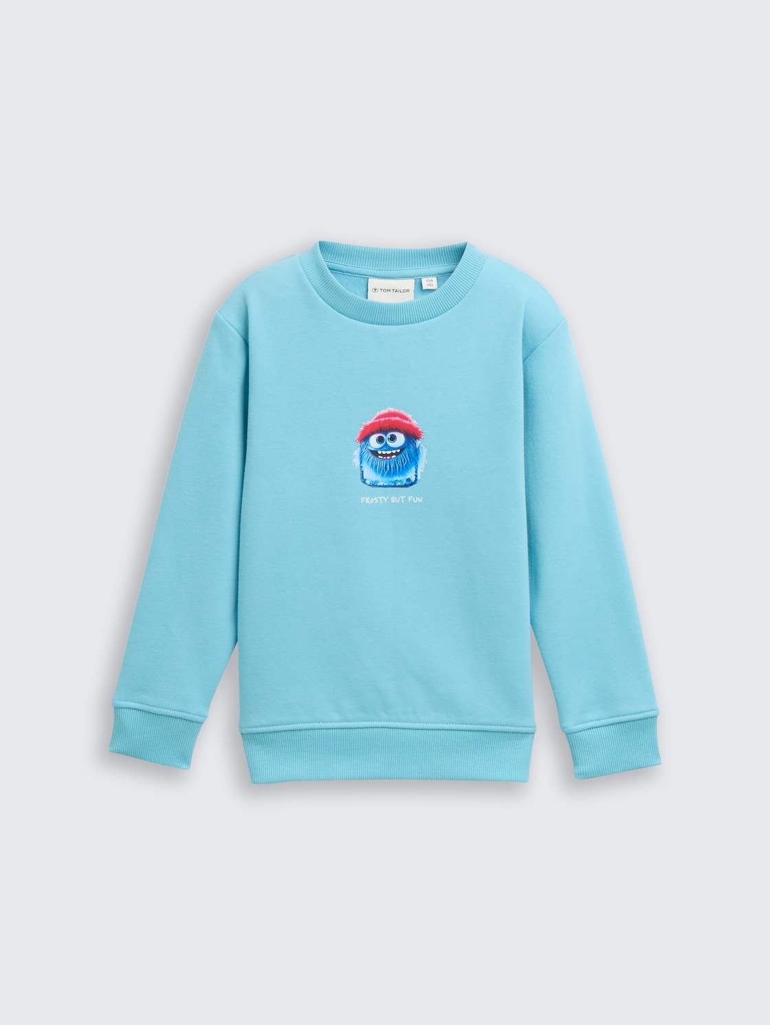 Basic Sweatshirt mit Print - elixir blue - Vorder-Produkt-Ansicht