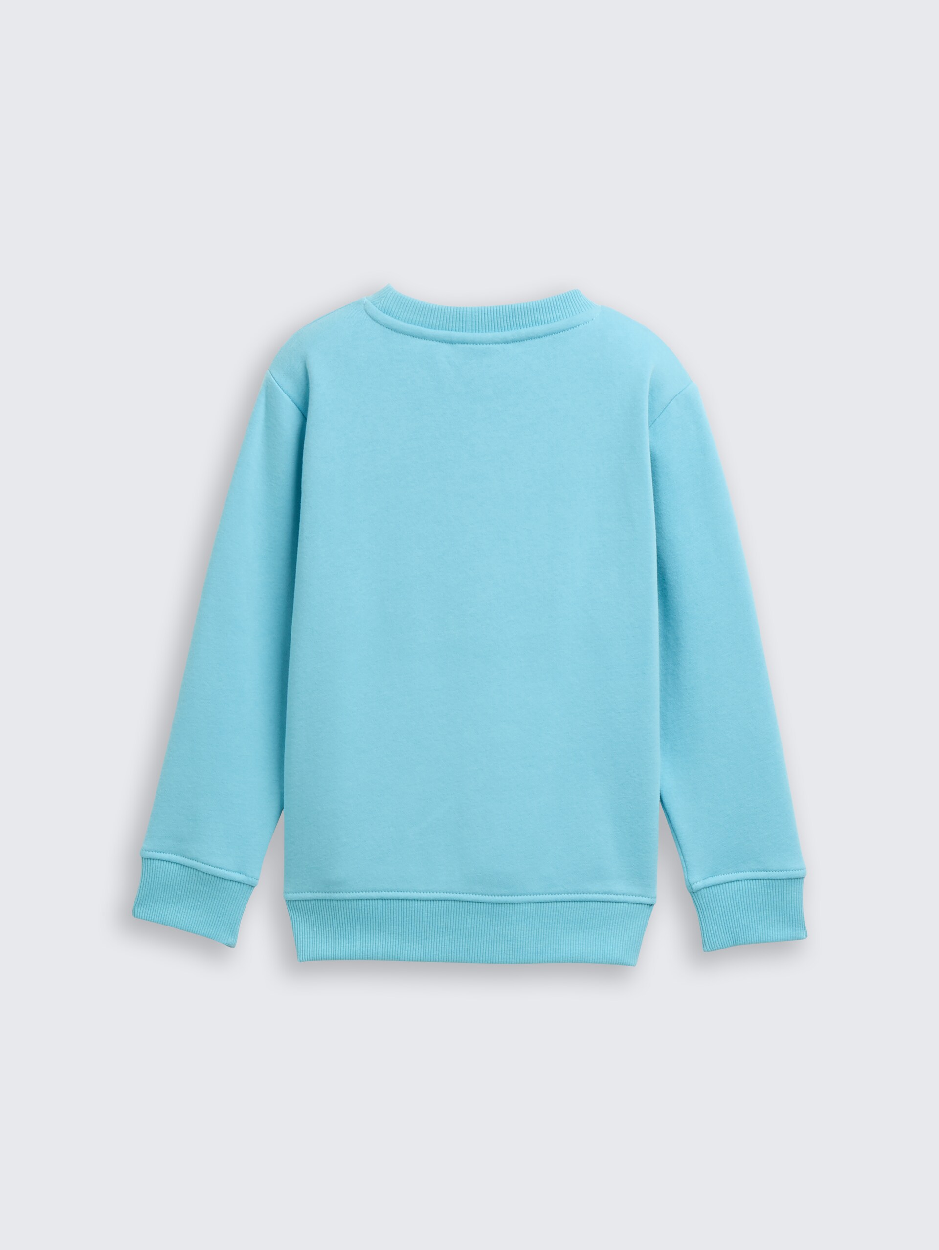 Basic Sweatshirt mit Print - elixir blue