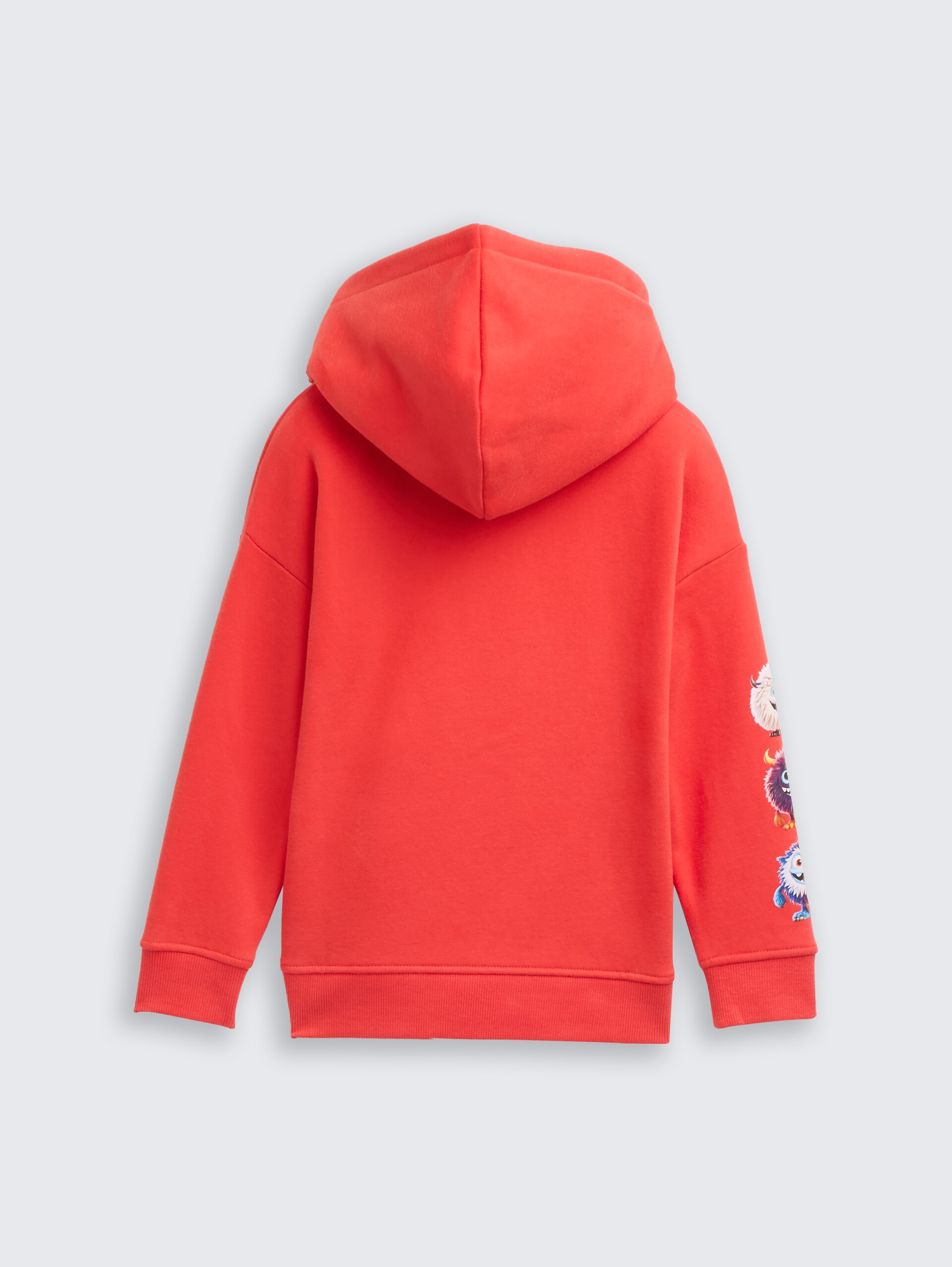 Oversize Hoodie Sweatshirt - soft red