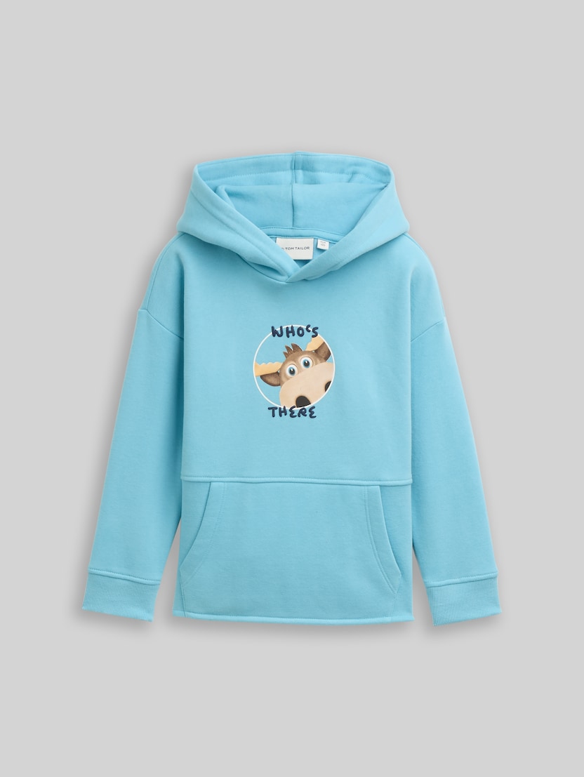 Oversize Hoodie Sweatshirt von Mini Boys, elixir blue