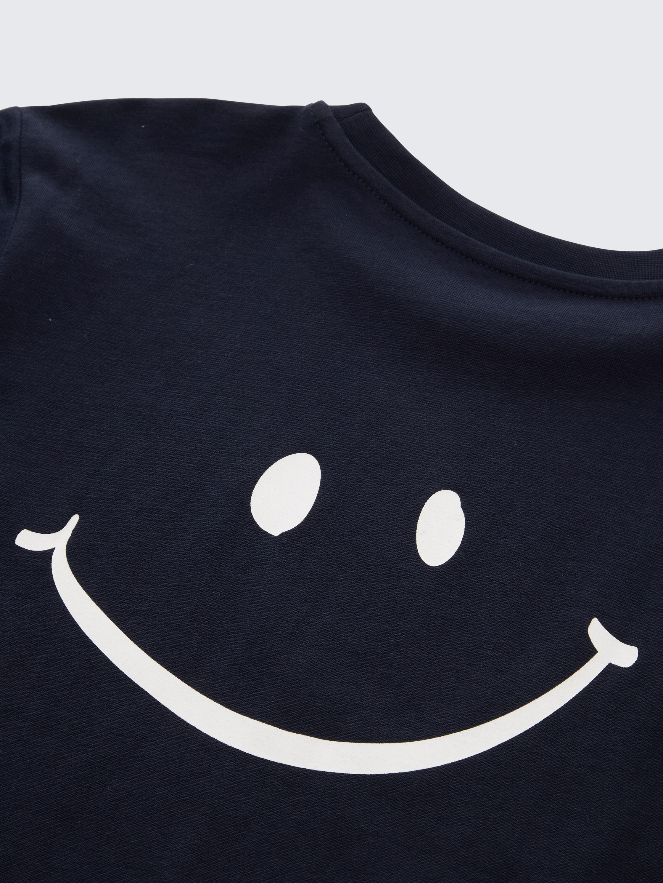 Oversize Langarmshirt mit Rückenprint - sky_captain_blue_1 - 