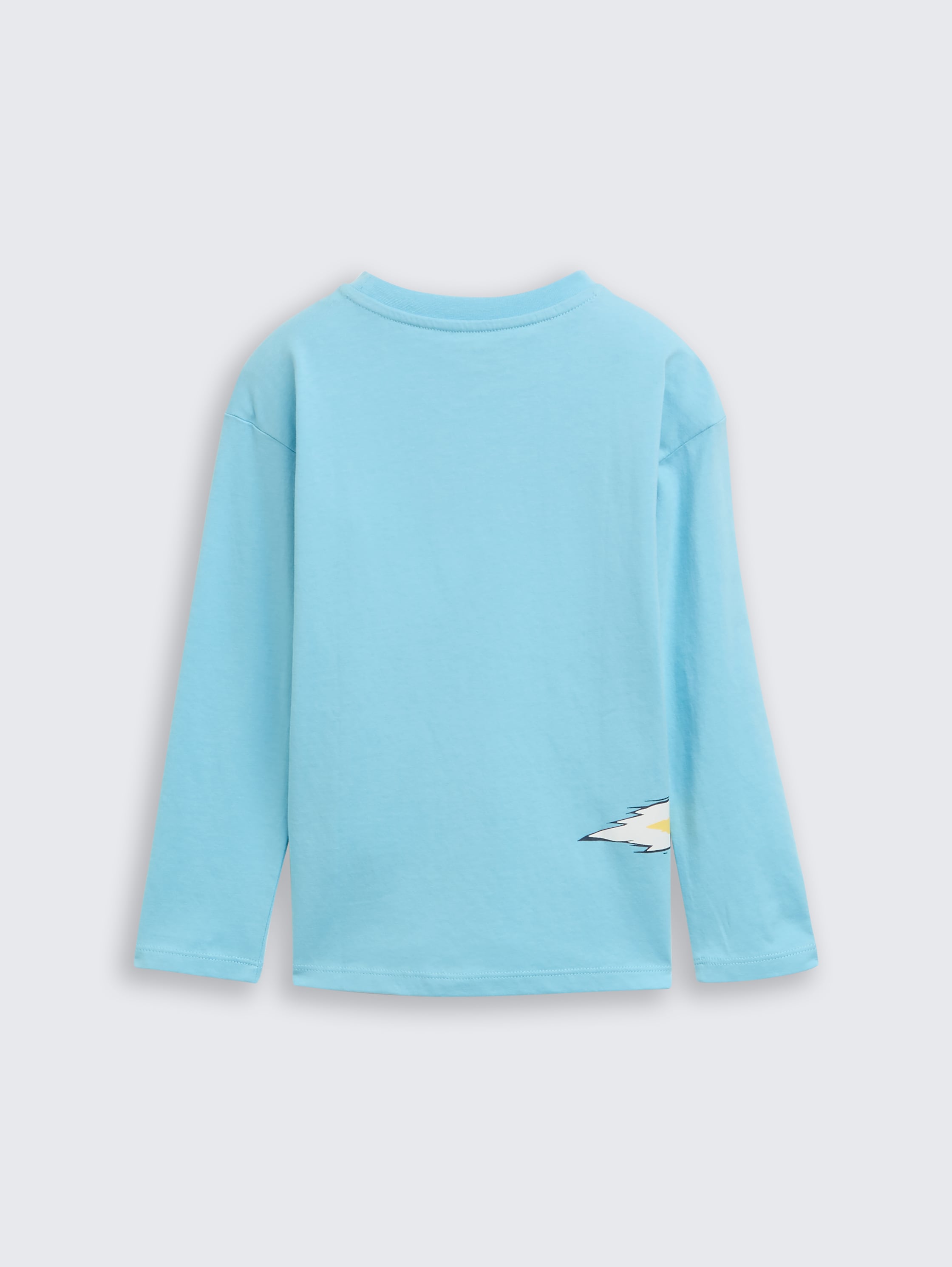 Oversize Langarmshirt mit Rückenprint - elixir_blue - 