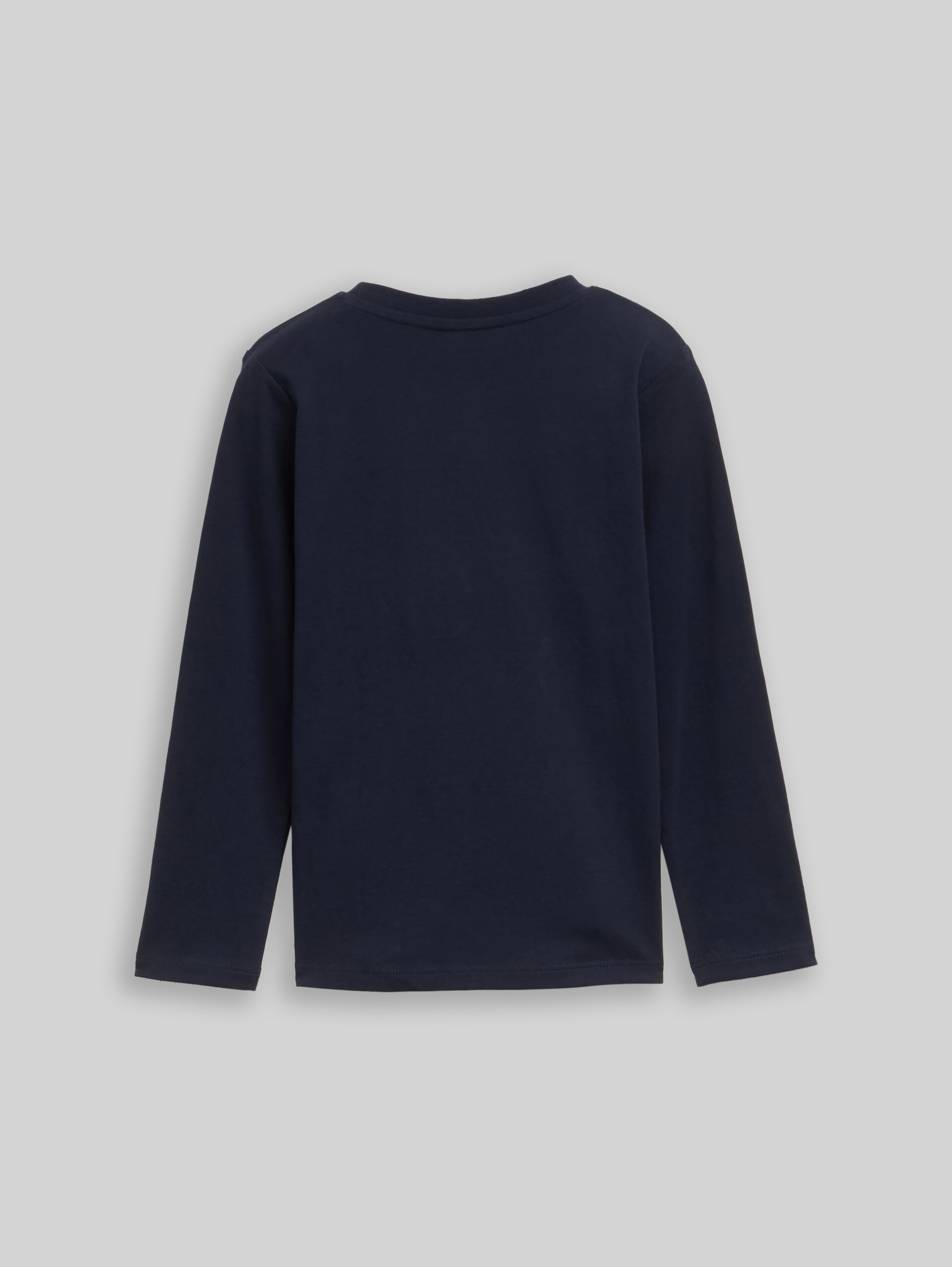 long-sleeved top with a photo print - sky captain blue