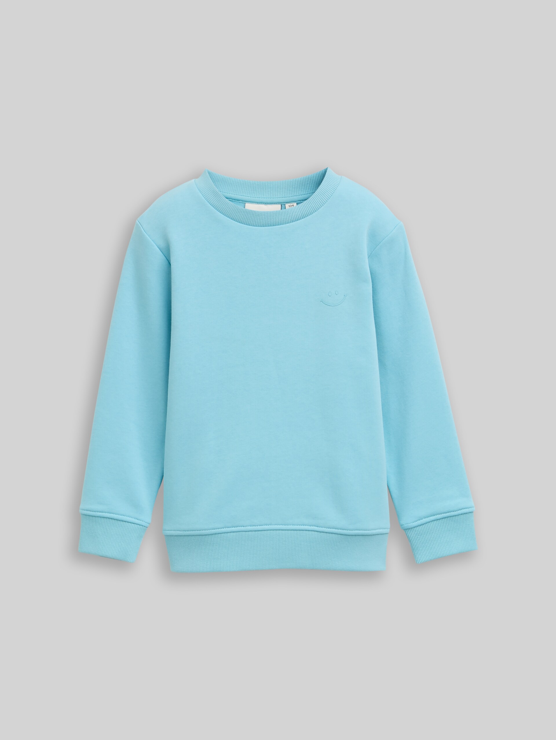 Basic Sweatshirt mit Print - elixir blue - Vorder-Produkt-Ansicht