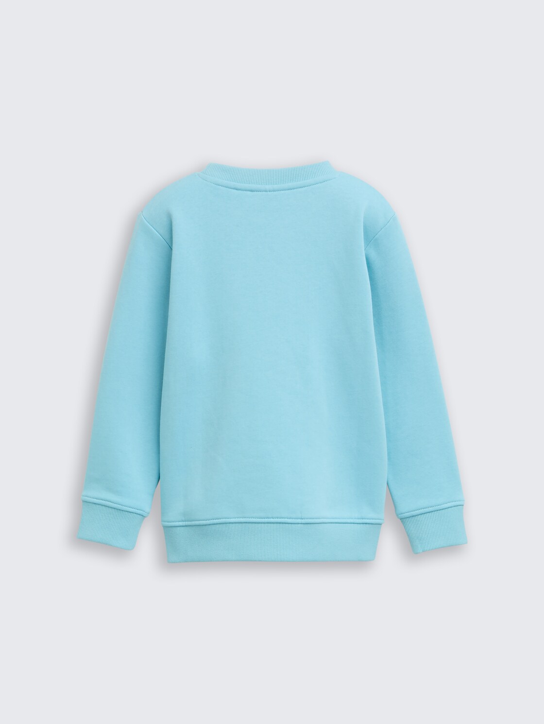 Basic Sweatshirt mit Print - elixir blue