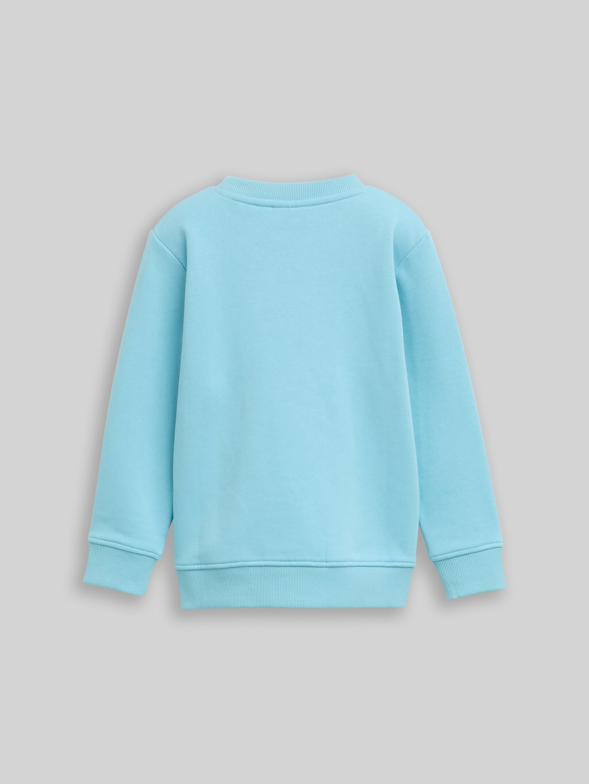 Basic Sweatshirt mit Print - elixir blue