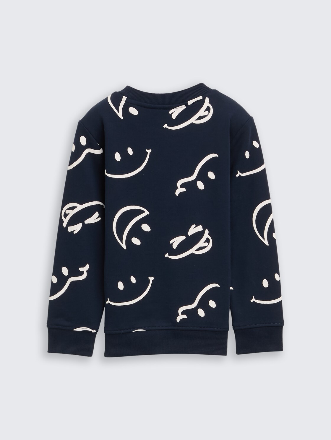 Sweatshirt mit Allover-Print - happy glow in the dark design