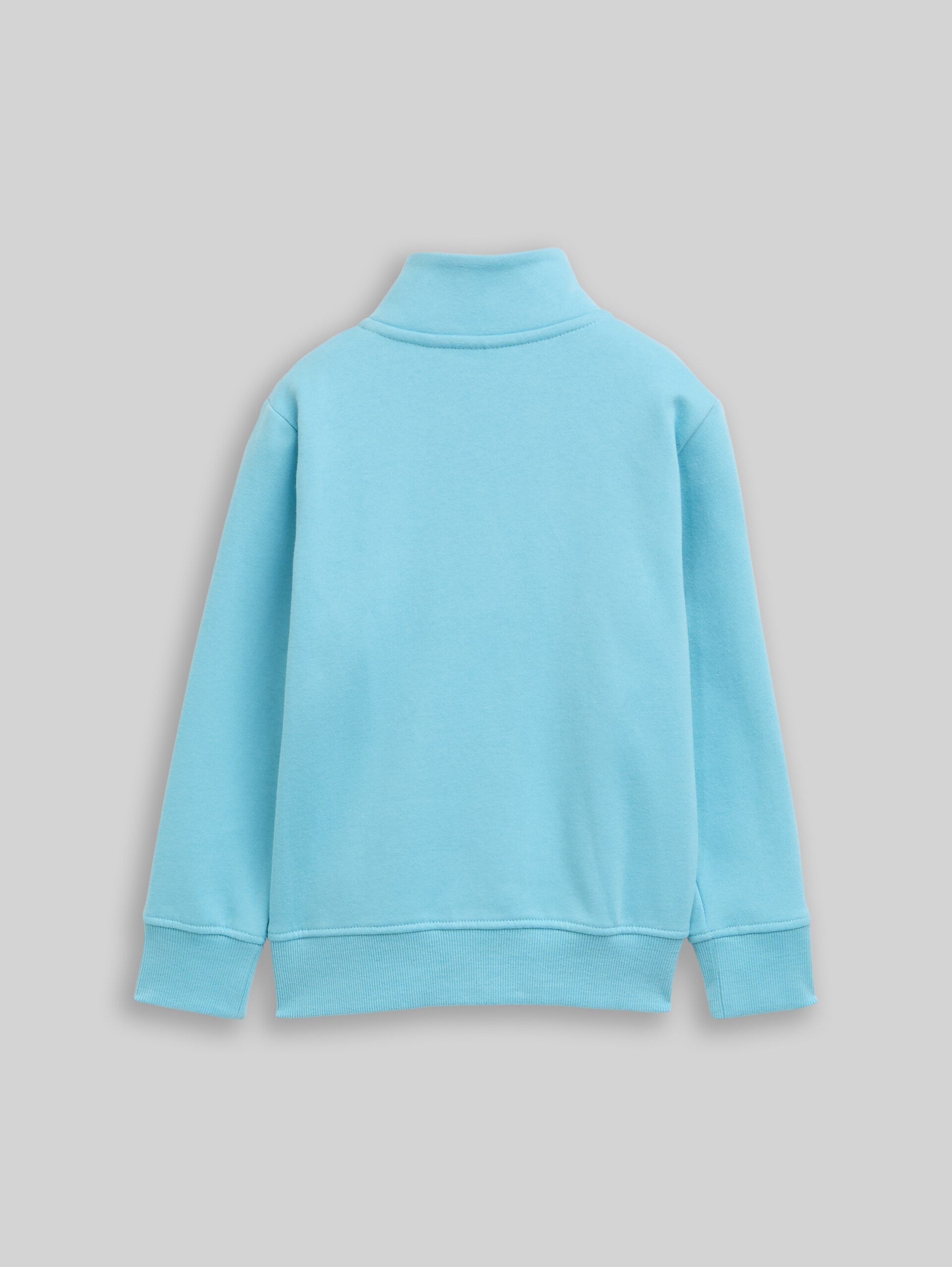 Sweatshirt with zip - elixir blue