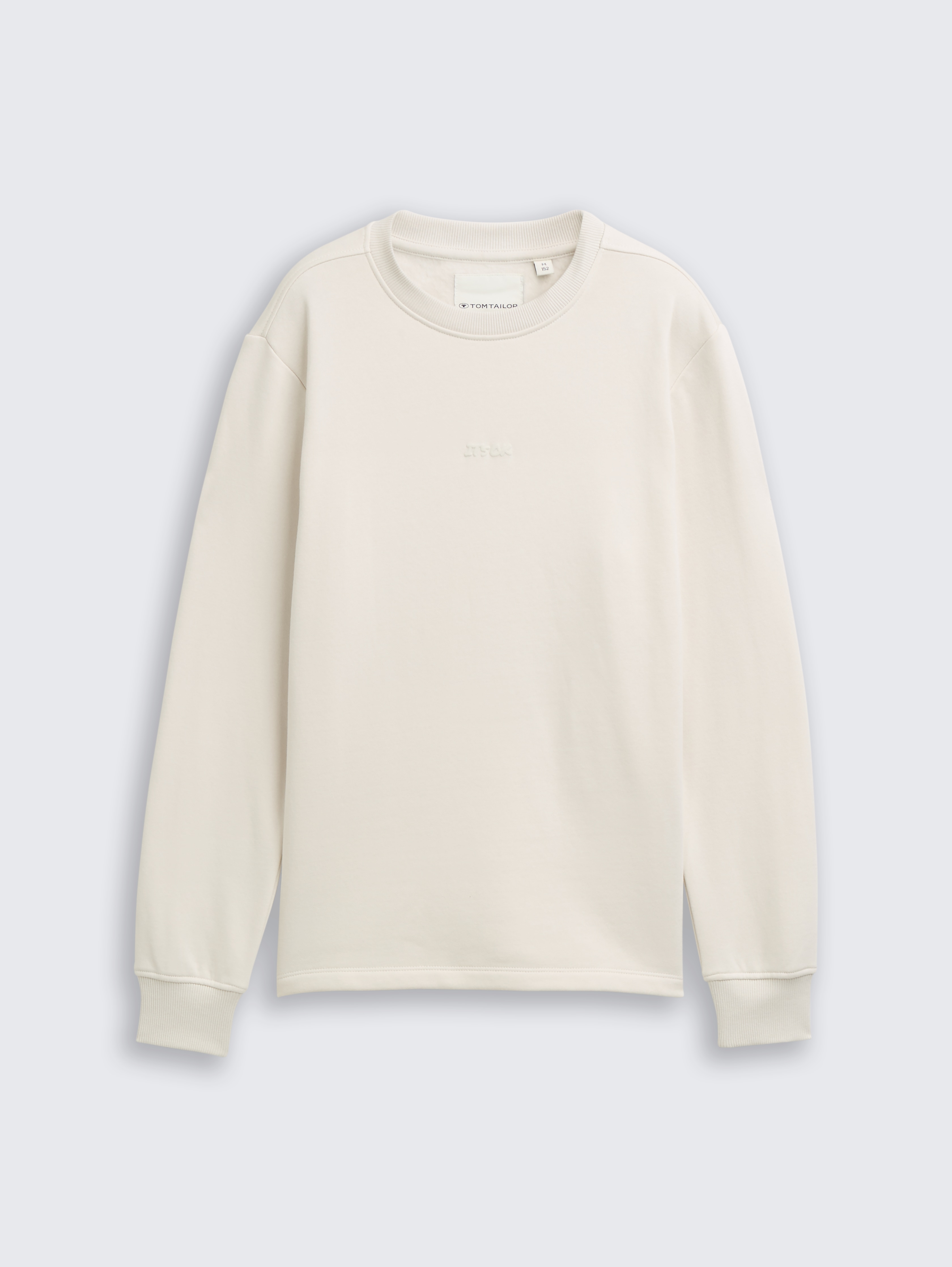 Sweatshirt mit Print von Teen Boys, greyish white