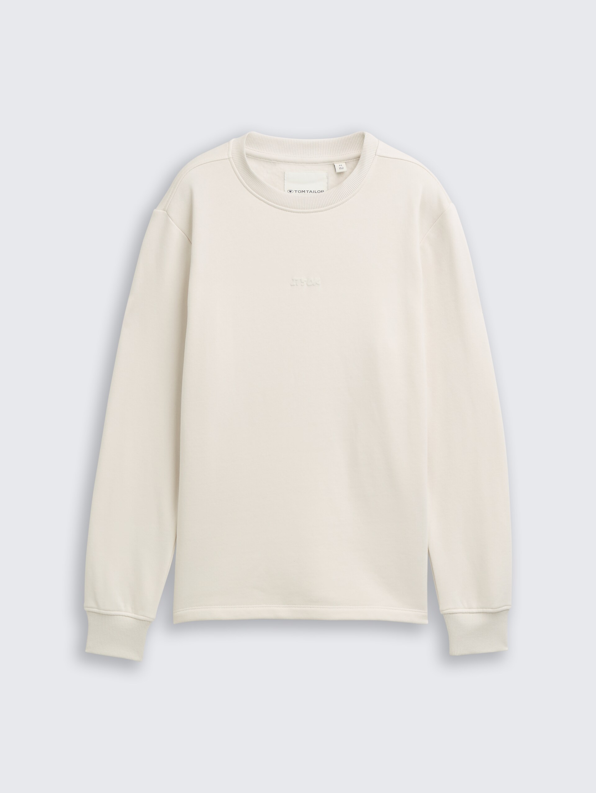 Sweatshirt mit Print - greyish white - Vorder-Produkt-Ansicht