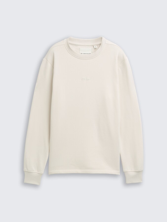 Sweatshirt met print door Teen Boys, greyish white