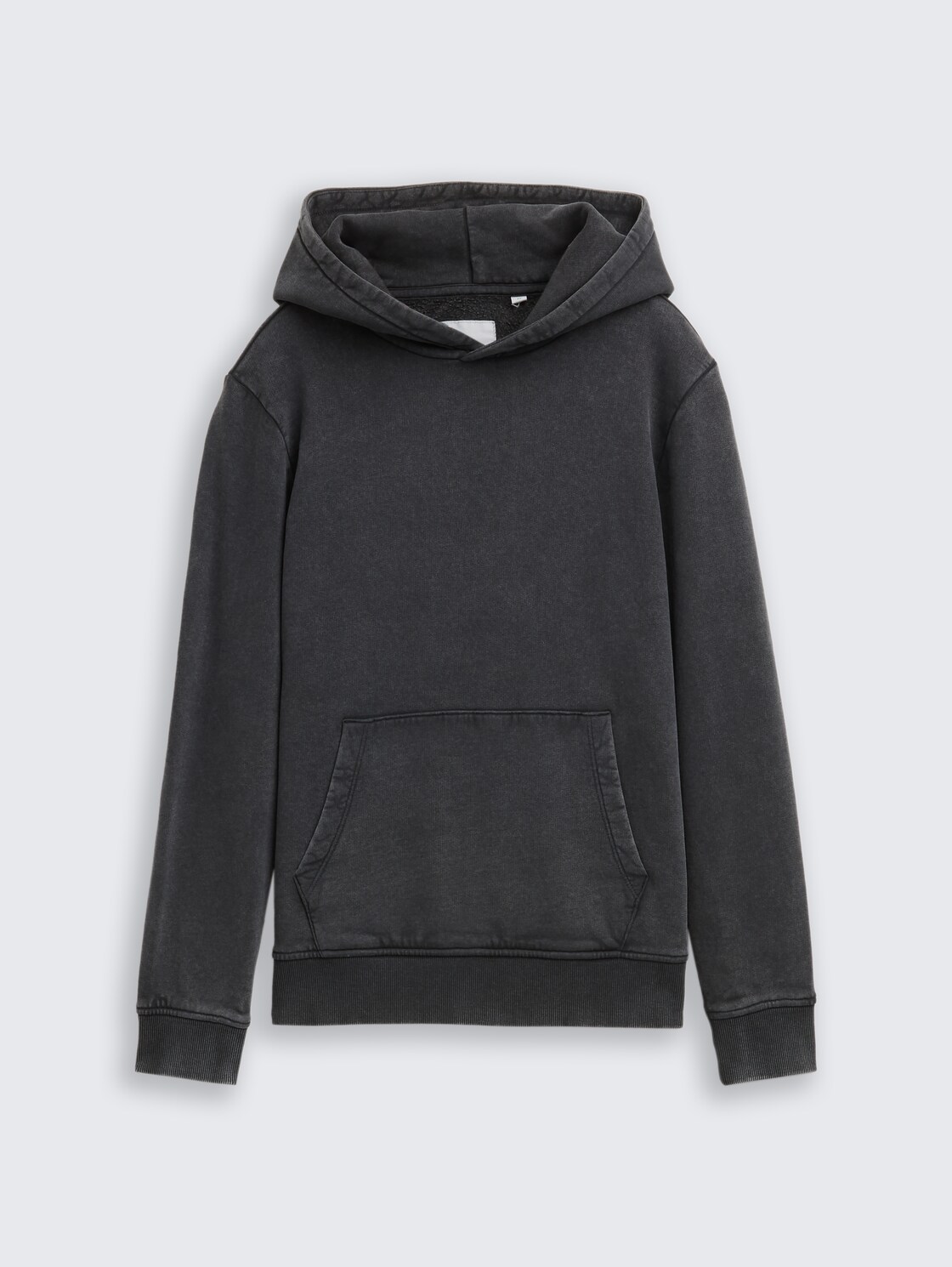 Hoodie Sweatshirt - heavy black - Vorder-Produkt-Ansicht