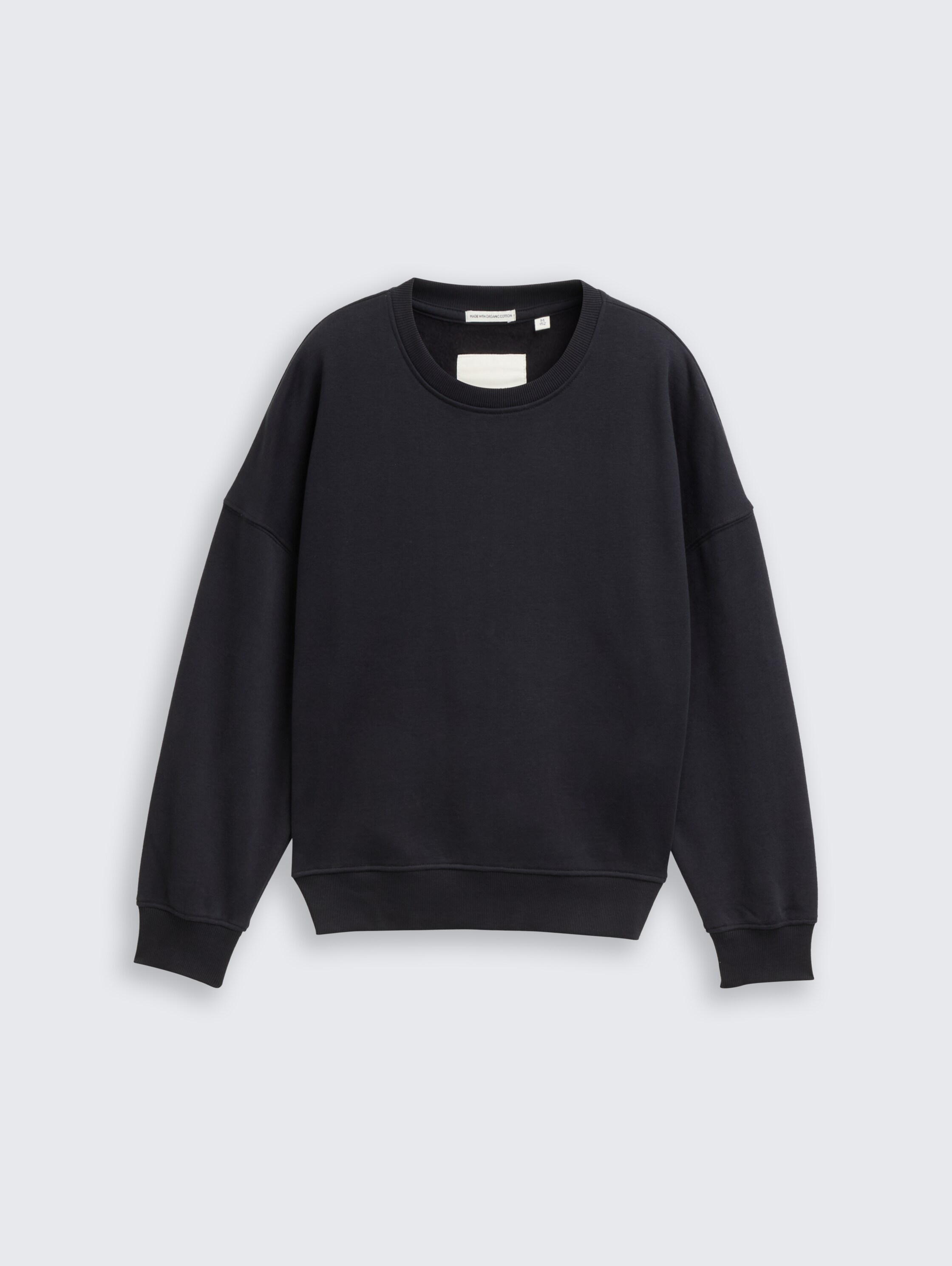 Oversized sweatshirt with back print - heavy_black - 