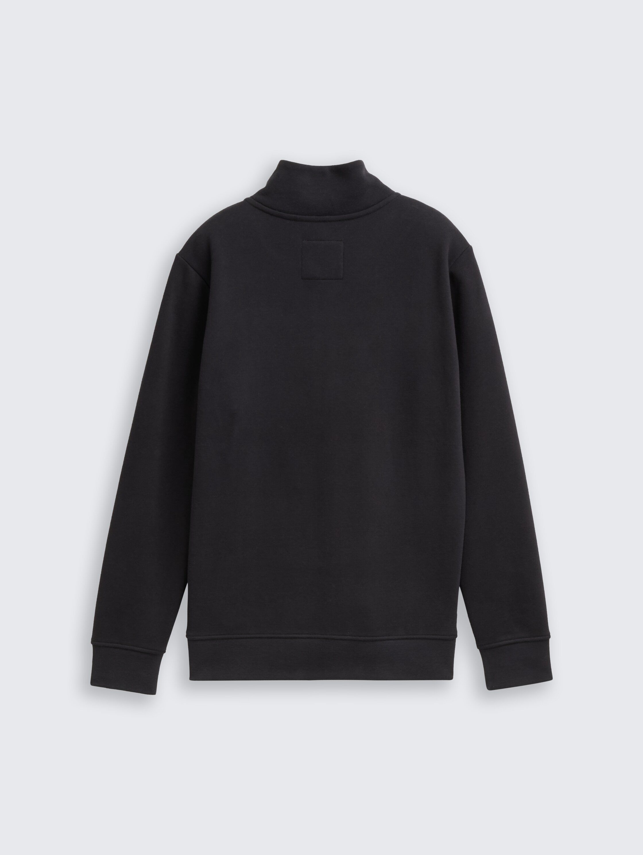 Sweat jacket with stand-up collar - heavy_black - 