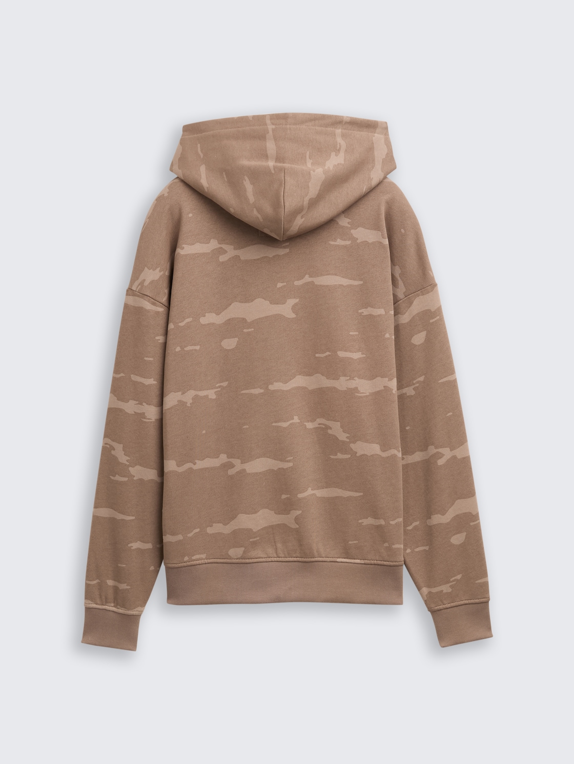 Oversize Hoodie Sweatshirt mit Allover-Print - spotted taupe design