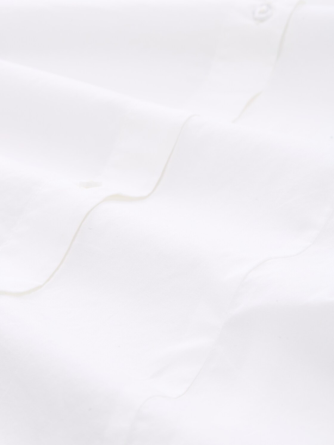 Fitted Hemdbluse aus Baumwolle - White - Material-Ansicht